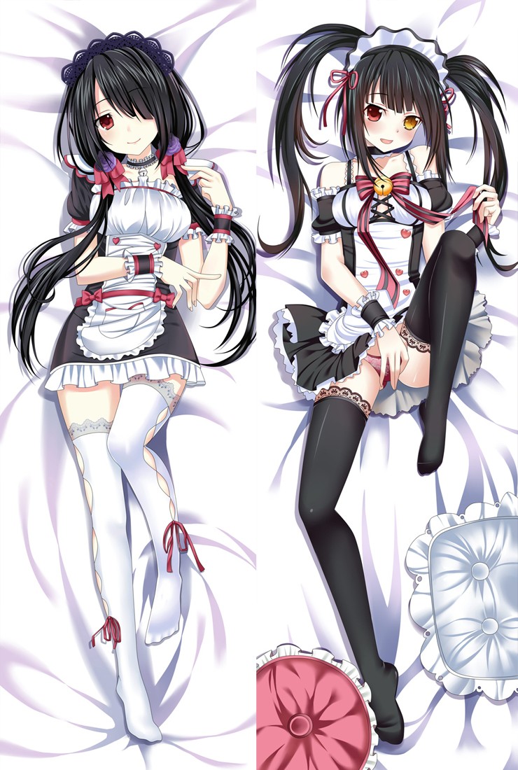 Date A Live Kurumi Tokisaki Anime Game Dakimakura Pillow Case Cover