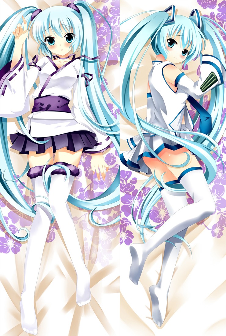 Hatsune Miku Anime Dakimakura Pillow Case Cover