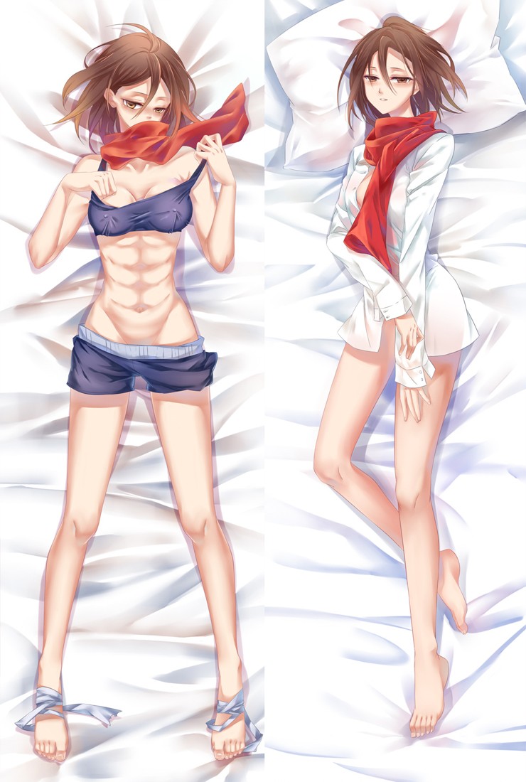 Attack on Titan Mikasa·Ackerman Anime Dakimakura Japanese Hugging Body Pillow Cover