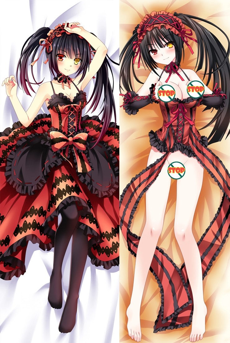 Date A Live Kurumi Tokisaki Anime Dakimakura Pillow Cover