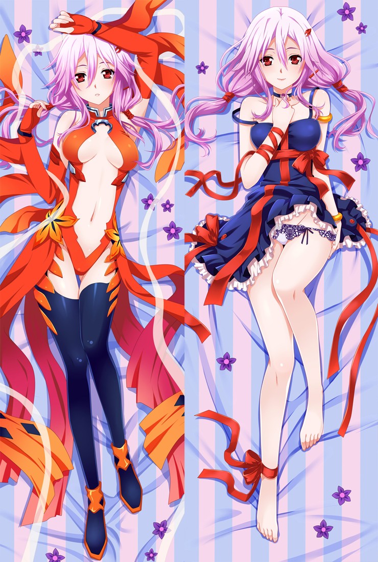 Guilty Crown Yuzuriha Inori Dakimakura Pillow Case Hugging Body