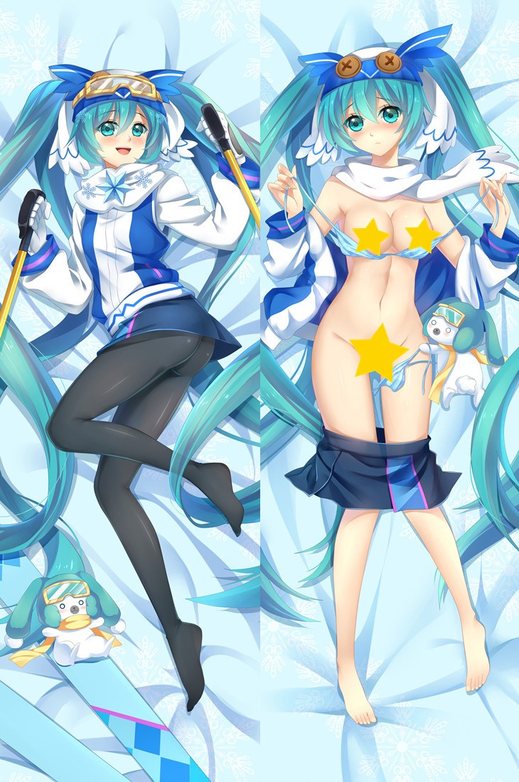 Snow Miku 2016 Anime Dakimakura Pillow Cover