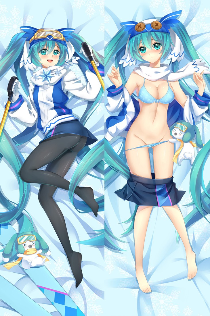 Snow Miku 2016 Anime Dakimakura Pillow Cover