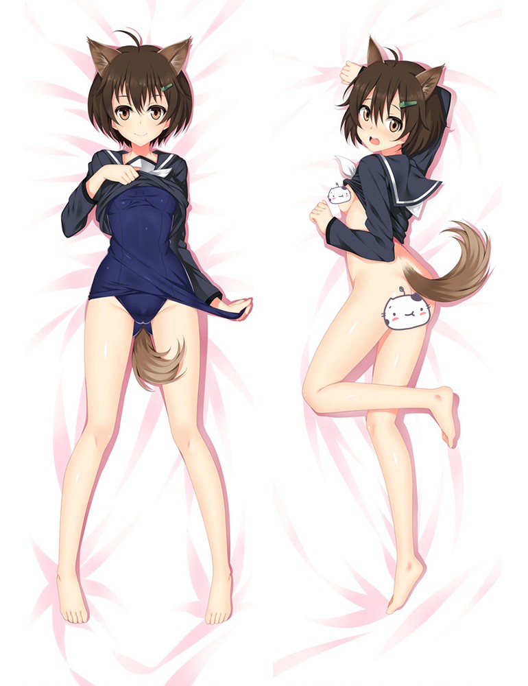Strike Witches Karibuchi Hikari Anime Dakimakura Pillow Cover