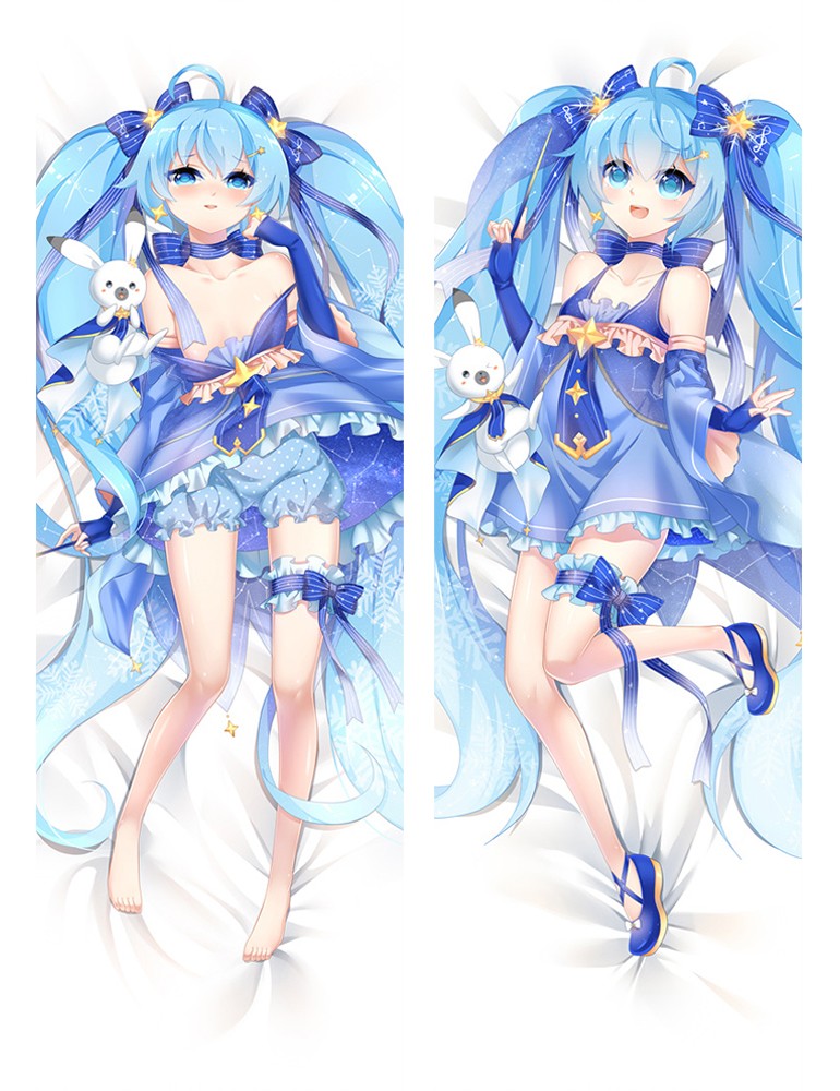 Hatsune Miku SNOW MIKU 2017 Anime Dakimakura Pillow Cover