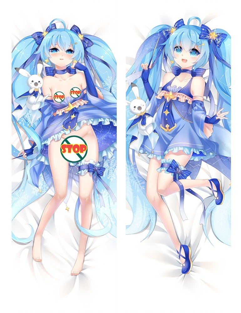 Hatsune Miku SNOW MIKU 2017 Anime Dakimakura Pillow Cover