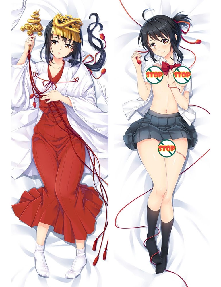 Your Name Miyamizu Mitsuha Body Pillow Case