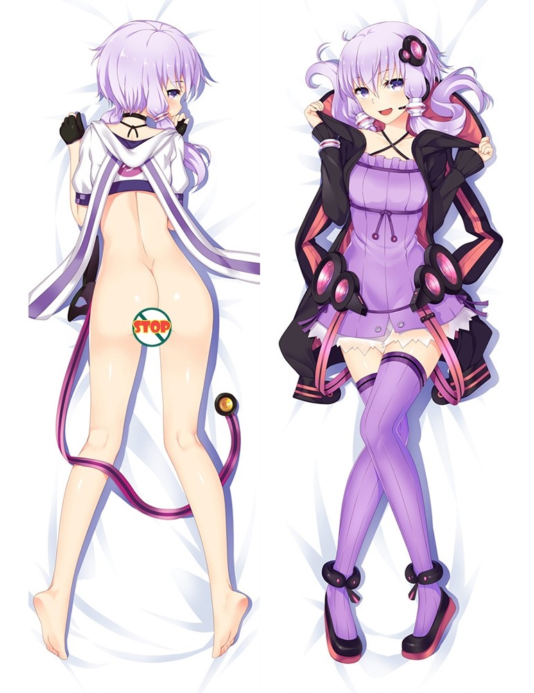 Vocaloid Dakimakura Yuzuki Yukari Anime Girl Hugging Body Pillow Case Cover