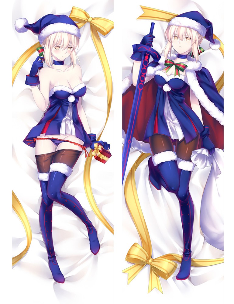 Fate Stay Night Zero Dakimakura Saber Christmas Anime Hugging Body Pillow Case