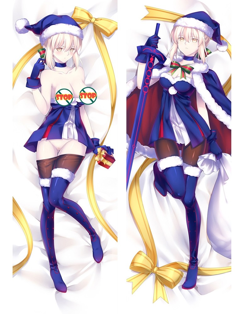 Fate Stay Night Zero Dakimakura Saber Christmas Anime Hugging Body Pillow Case