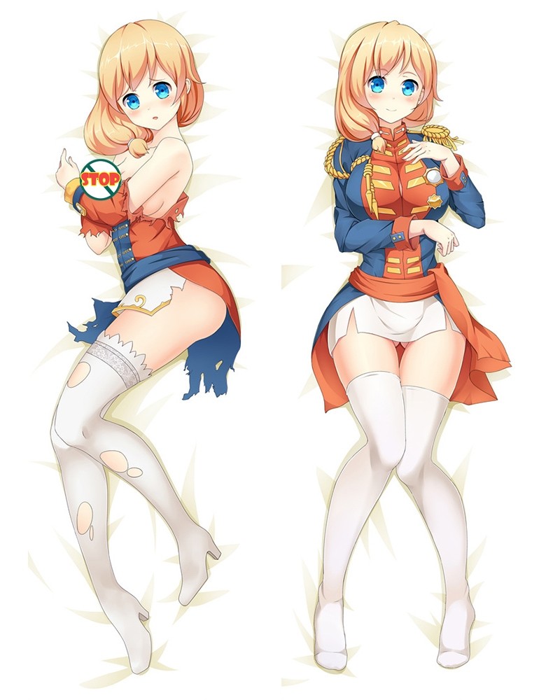 Warship Girls HMS Rodney Hugging Body Otaku Gift Cover Dakimakura Pillow Case
