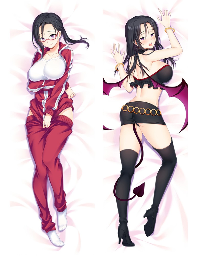 Interviews with Monster Girls Hikari Takanashi Sakie Sato Pillow Cover