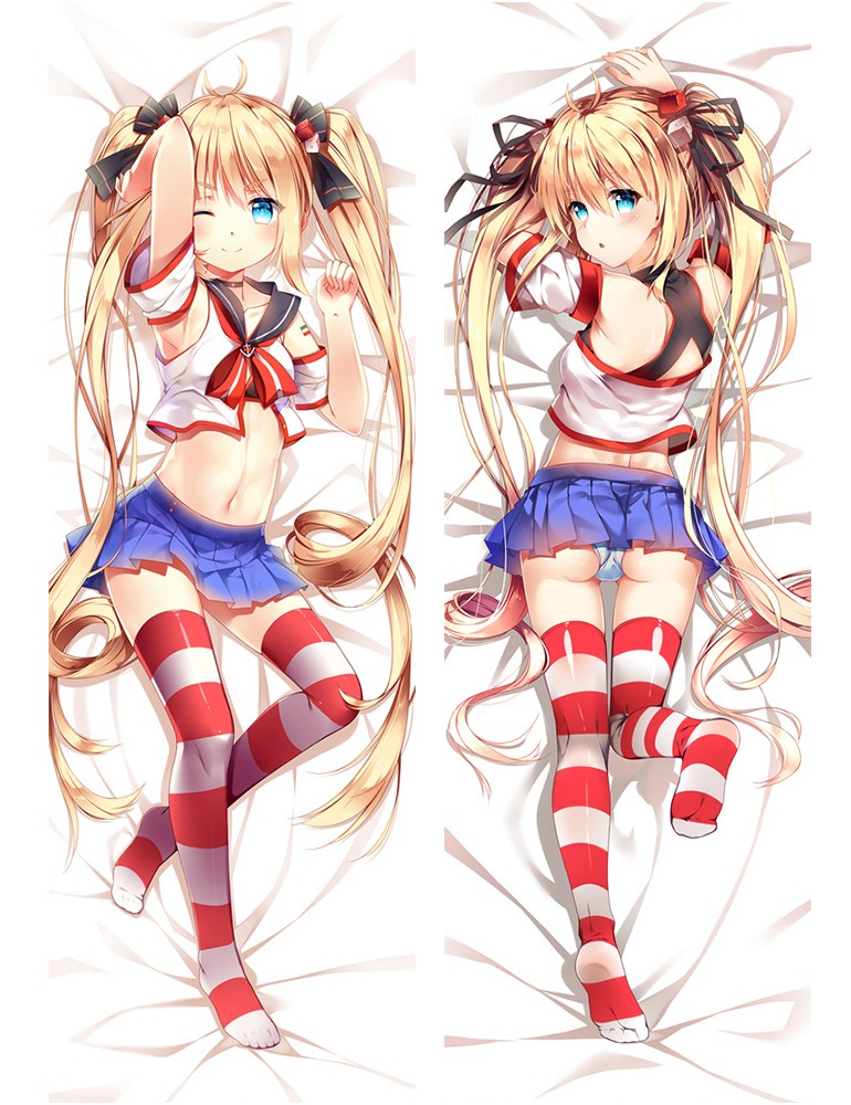 Kantai Collection Andrea Doria-class battleship Dakimakura Body Pillow Case 