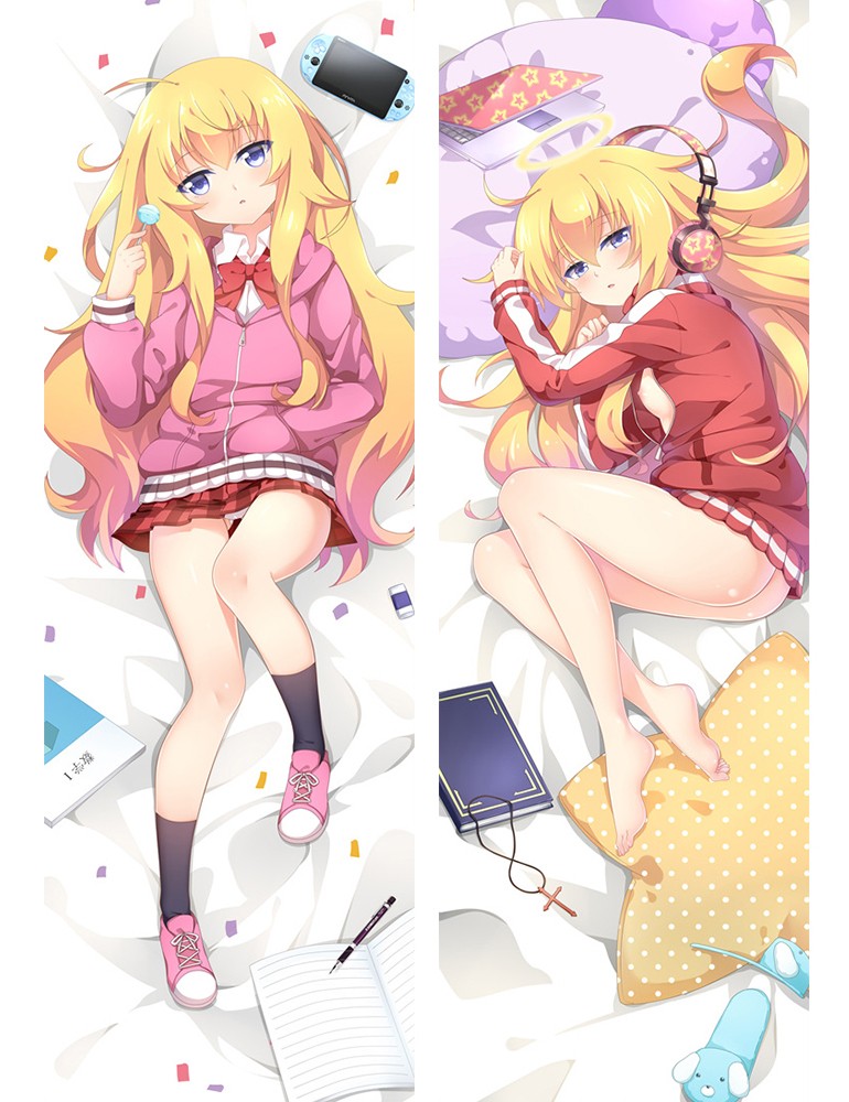 Gabriel DropOut Gabriel White Tenma Dakimakura Hug Body Pillow Case