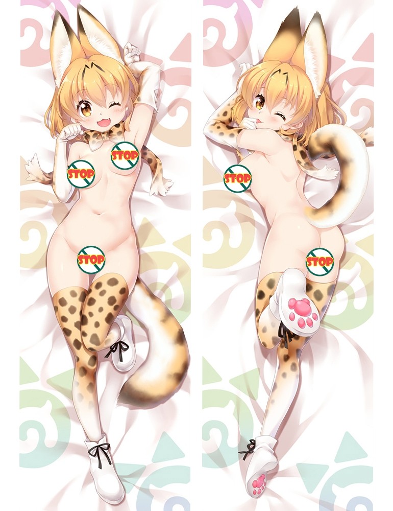  Kemono Friends Serval Anime Dakimakura Hugging Body Pillow Cover