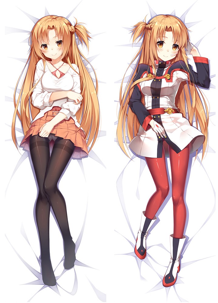 Sword Art Online Asuna Anime Dakimakura Hugging Body Pillow Cover