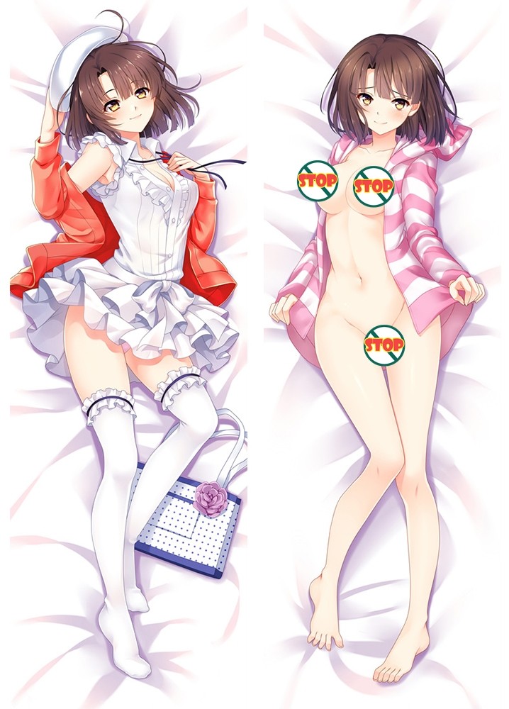 Saekano Kato Megumi Anime Dakimakura Pillow Cover