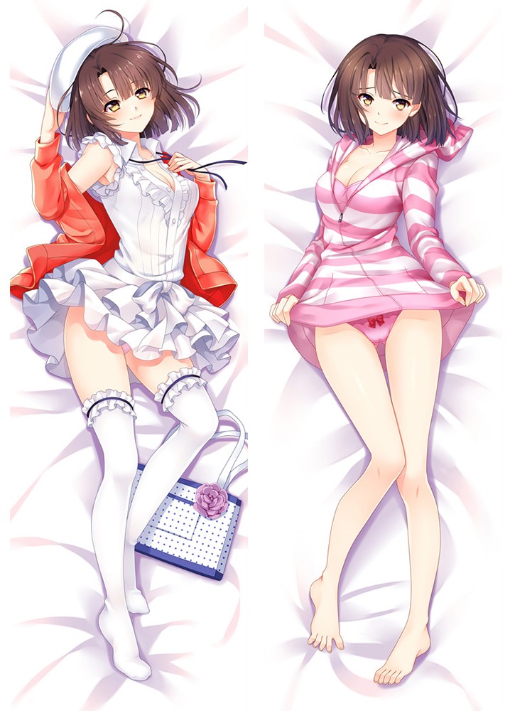 Saekano Kato Megumi Anime Dakimakura Pillow Cover