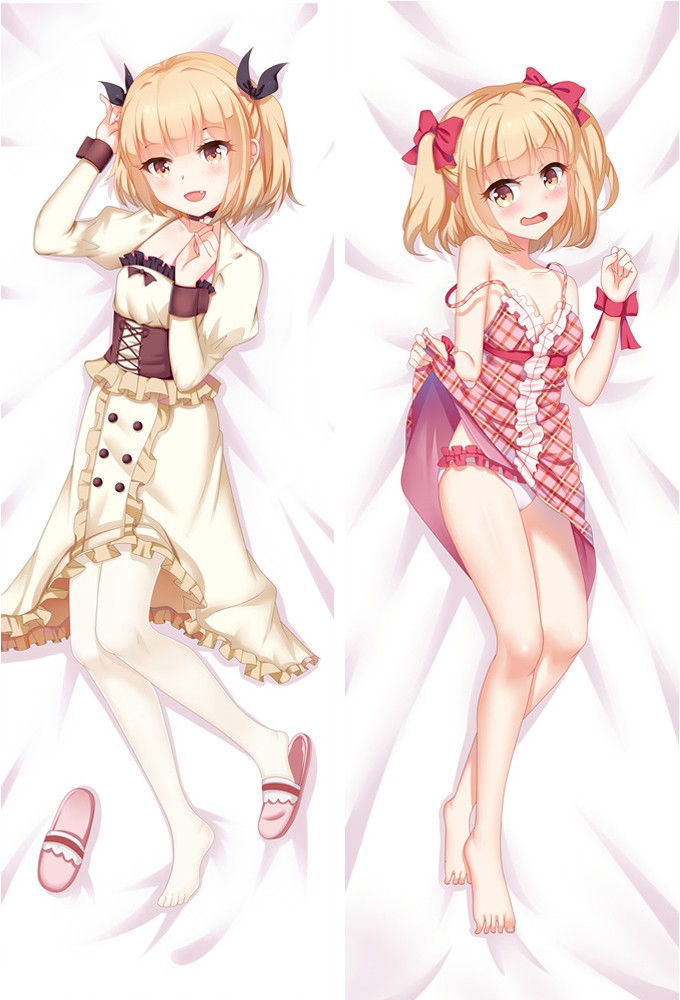 Anime New Game! Yun Iijima Otaku Dakimakura Hugging Body Pillow Case 