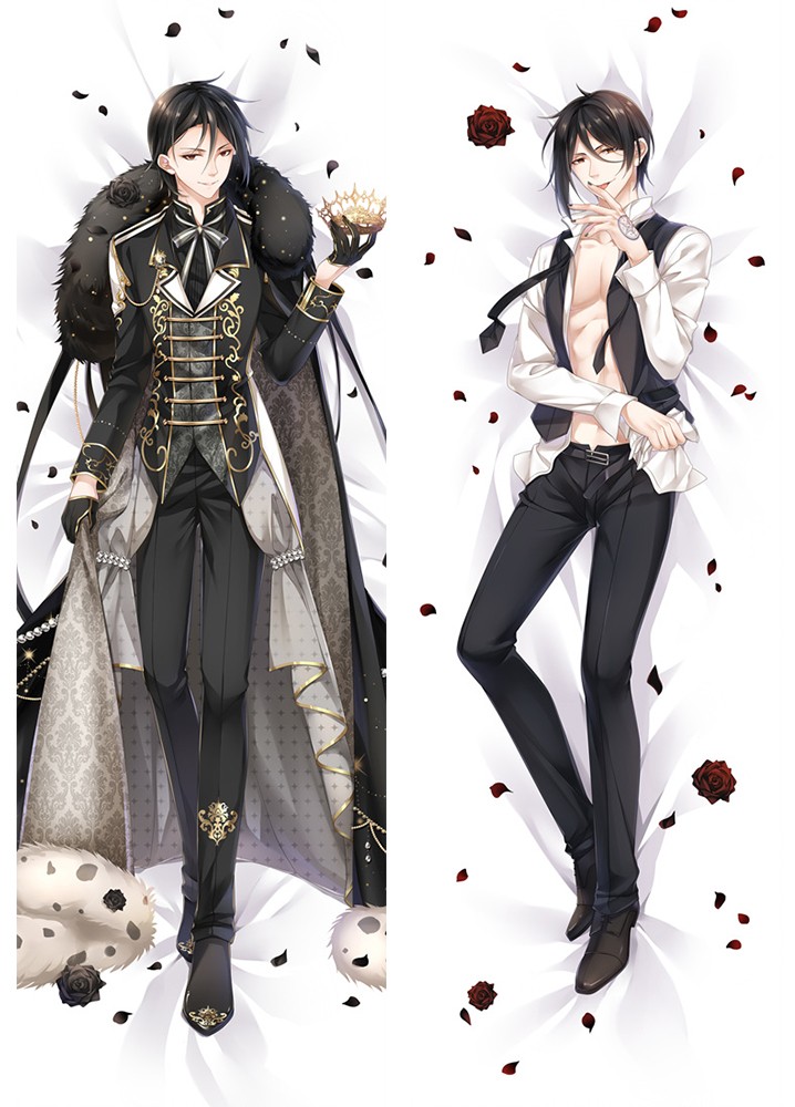Black Butler Sebastian Michaelis Anime Dakimakura Pillow Cover