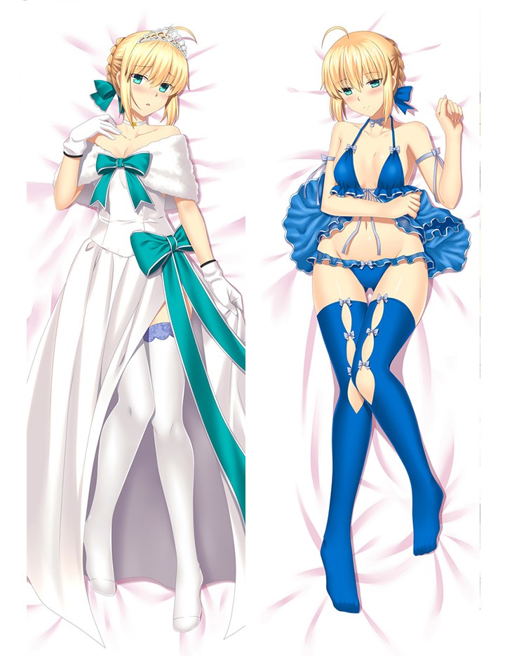 Fate/Grand Order FGO Artoria Pendragon Anime Dakimakura Pillow Cover