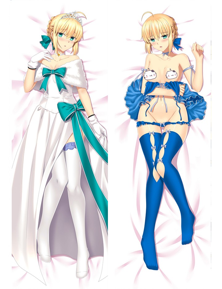 Fate/Grand Order FGO Artoria Pendragon Anime Dakimakura Pillow Cover