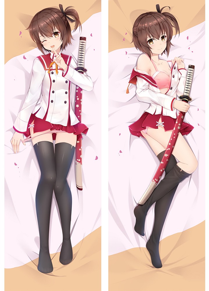 Katana Maidens ~ Toji No Miko Kanami Etō Anime Dakimakura Pillow Cover