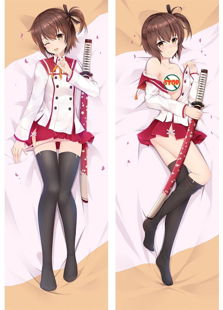 Katana Maidens ~ Toji No Miko Kanami Etō Anime Dakimakura Pillow Cover
