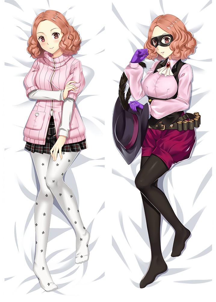 Persona 5 Haru Okumura Noir Anime Dakimakura Hugging Pillow Cover