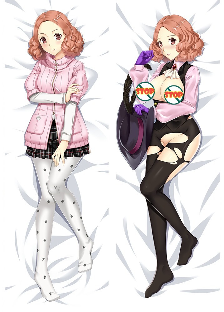 Persona 5 Haru Okumura Noir Anime Dakimakura Hugging Pillow Cover