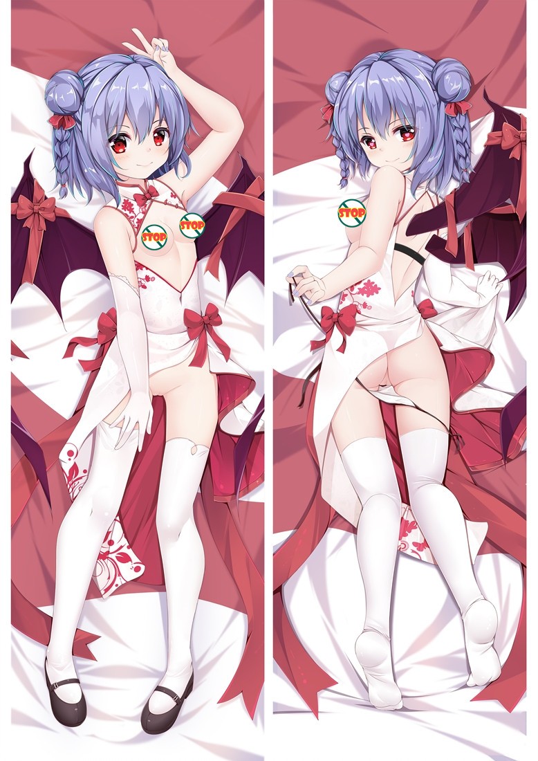 TouHou Project Remilia Scarlet Anime Dakimakura Pillow Cover