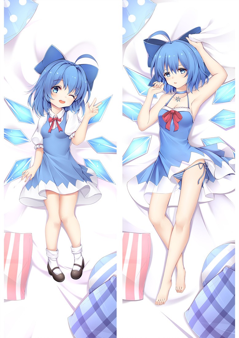 Touhou Project Cirno Anime Dakimakura Pillow Cover