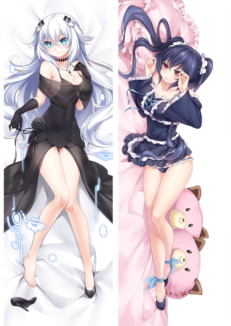 Hyperdimension Neptunia Noire black Heart Anime Dakimakura Pillow Cover