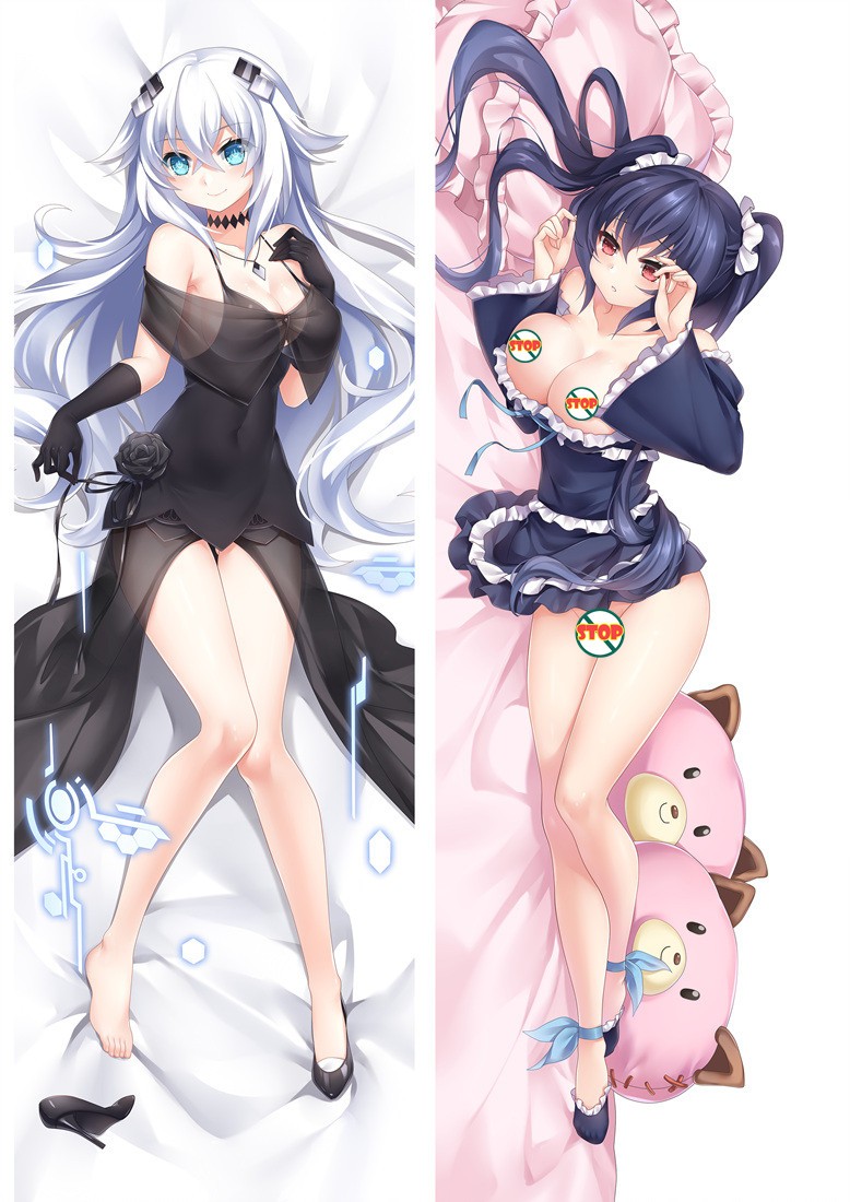 Hyperdimension Neptunia Noire black Heart Anime Dakimakura Pillow Cover