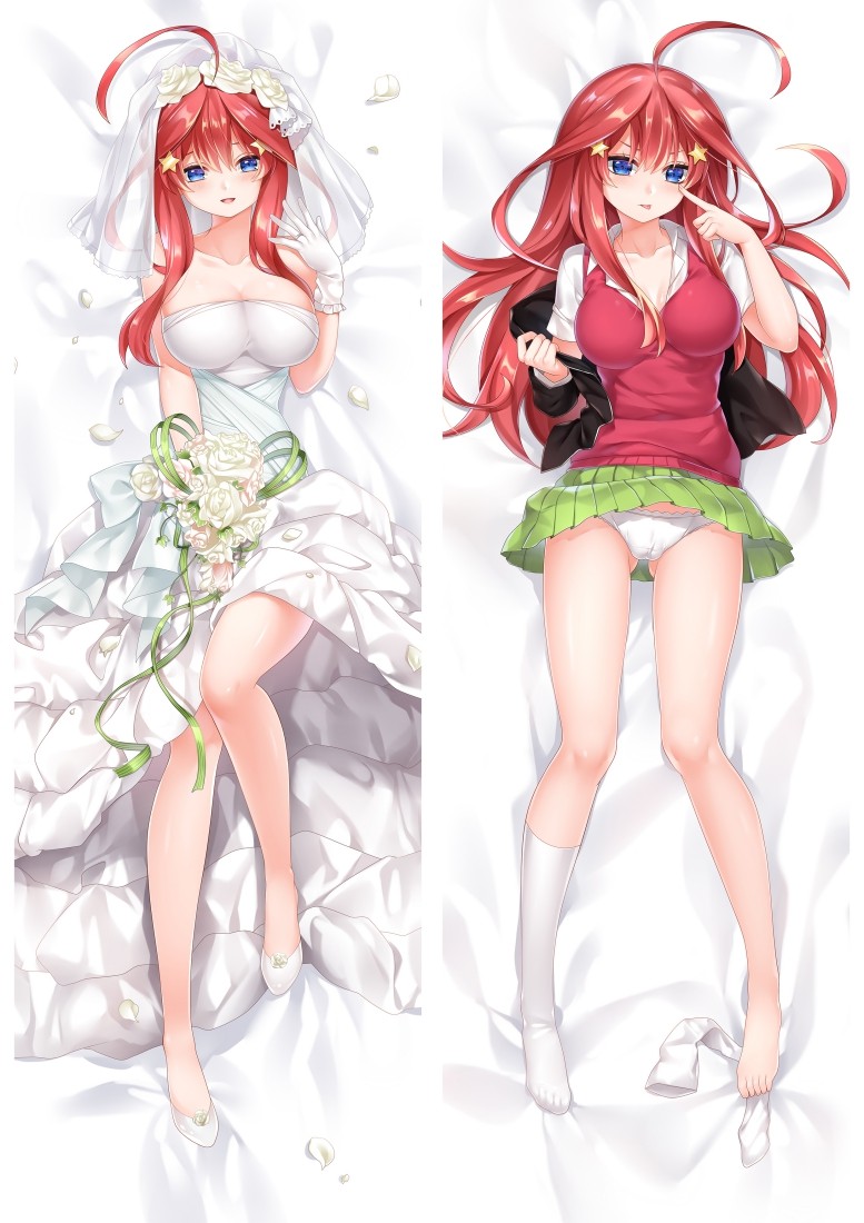 The Quintessential Quintuplets Nakano Itsuki Anime Dakimakura Pillow Cover