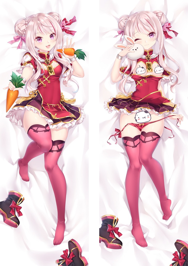 Virtual YouTuber TanakaHime Anime Dakimakura Pillow Cover