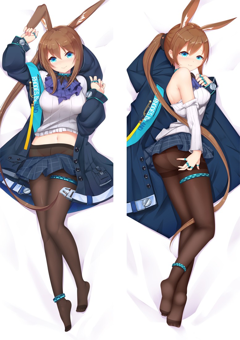 Arknights AMIYA Anime Dakimakura Pillow Cover