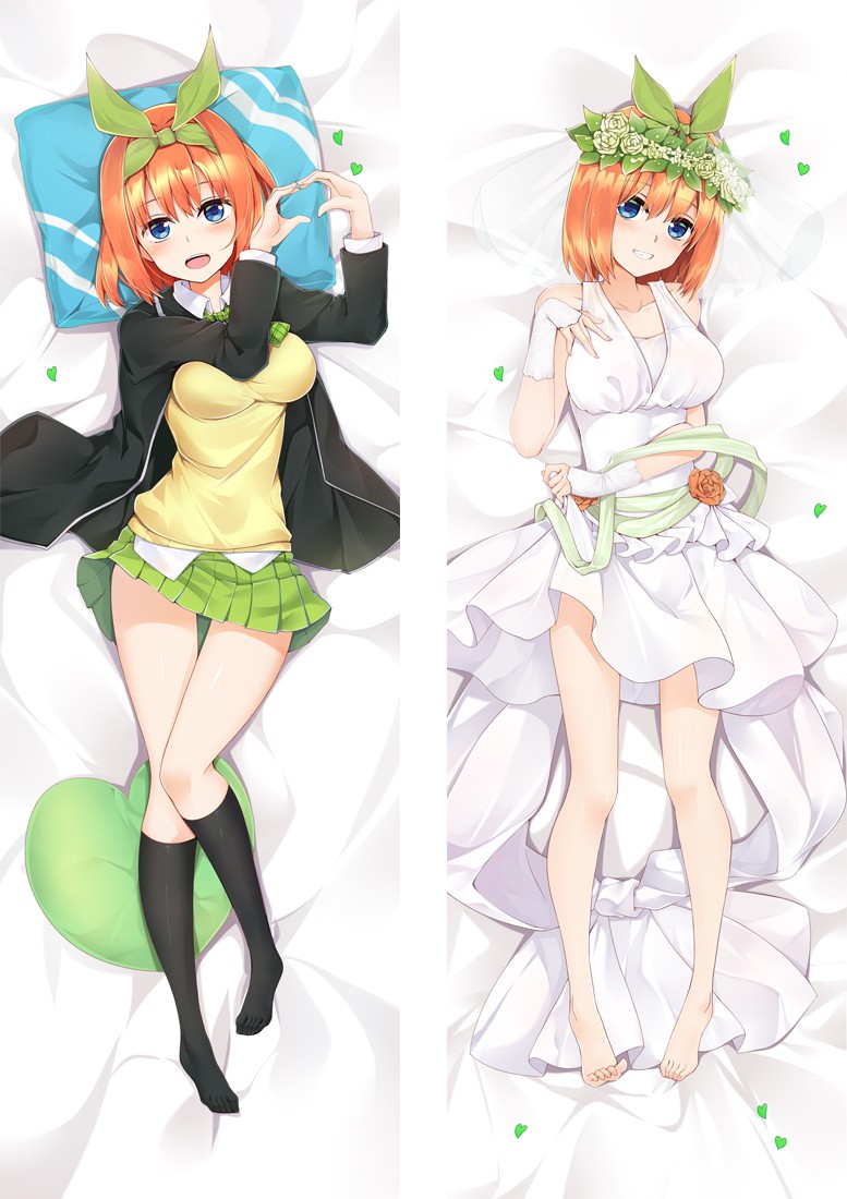 The Quintessential Quintuplets Nakano Yotsuba Anime Dakimakura Pillow Cover