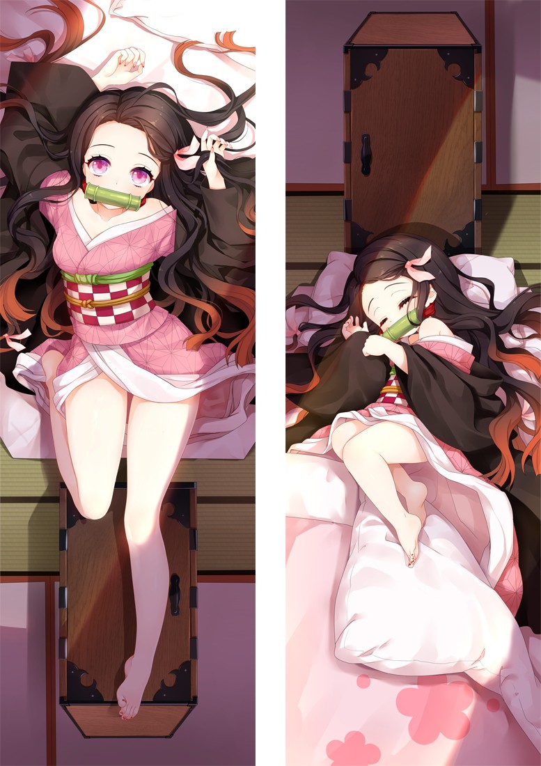 Demon Slayer: Kimetsu no Yaiba Kamado Nezuko Anime Dakimakura Pillow Cover
