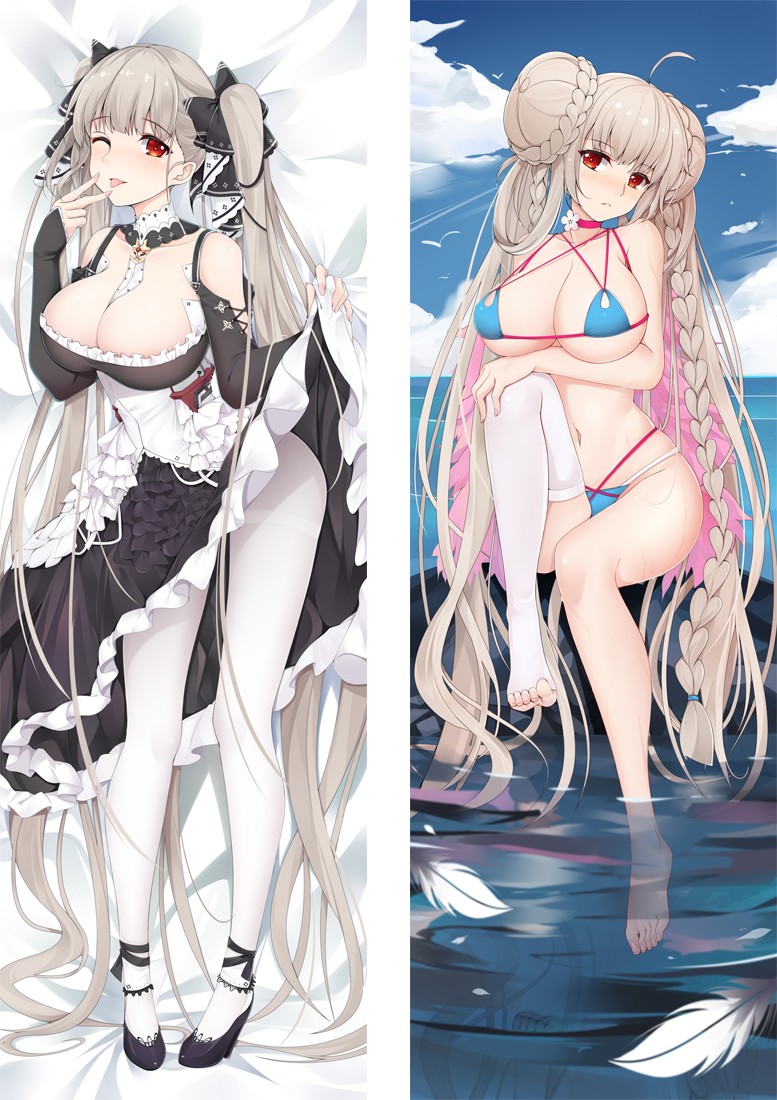 Azur Lane Dreadnought Anime Dakimakura Pillow Cover