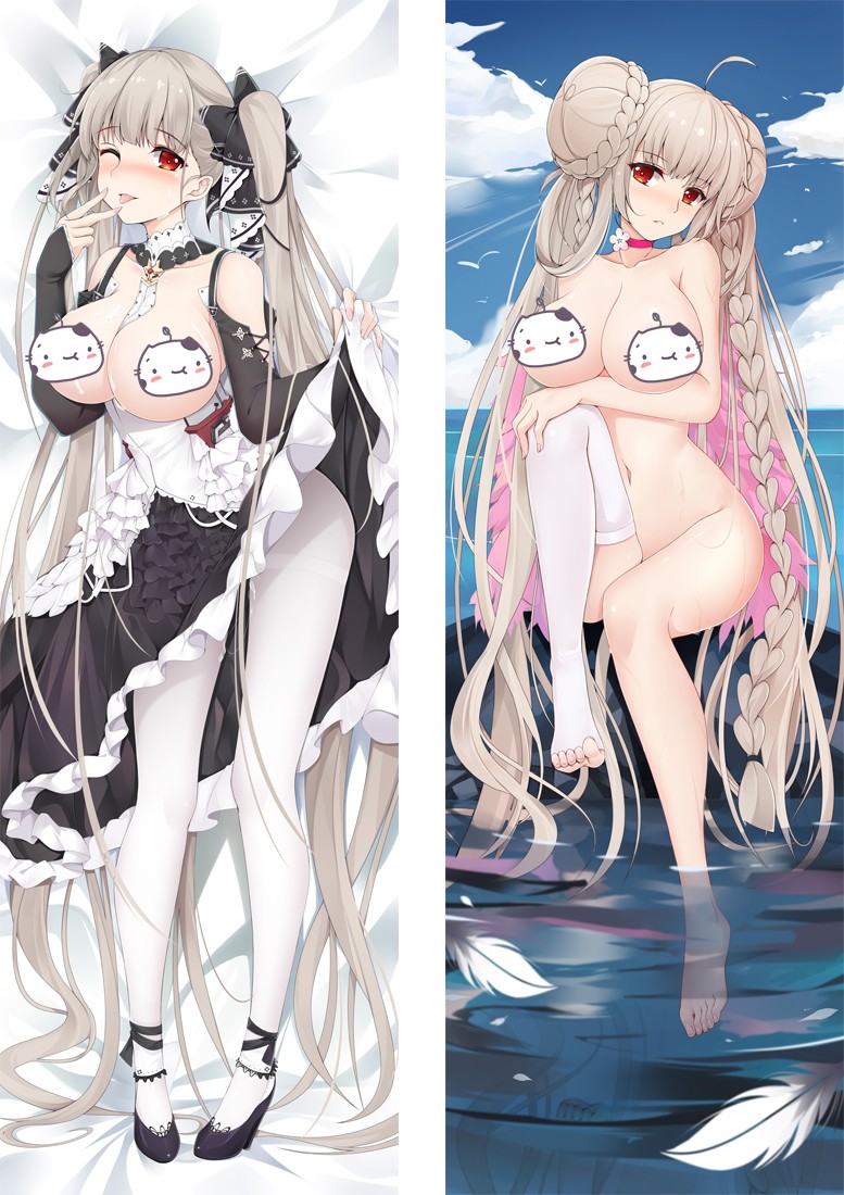Azur Lane Dreadnought Anime Dakimakura Pillow Cover