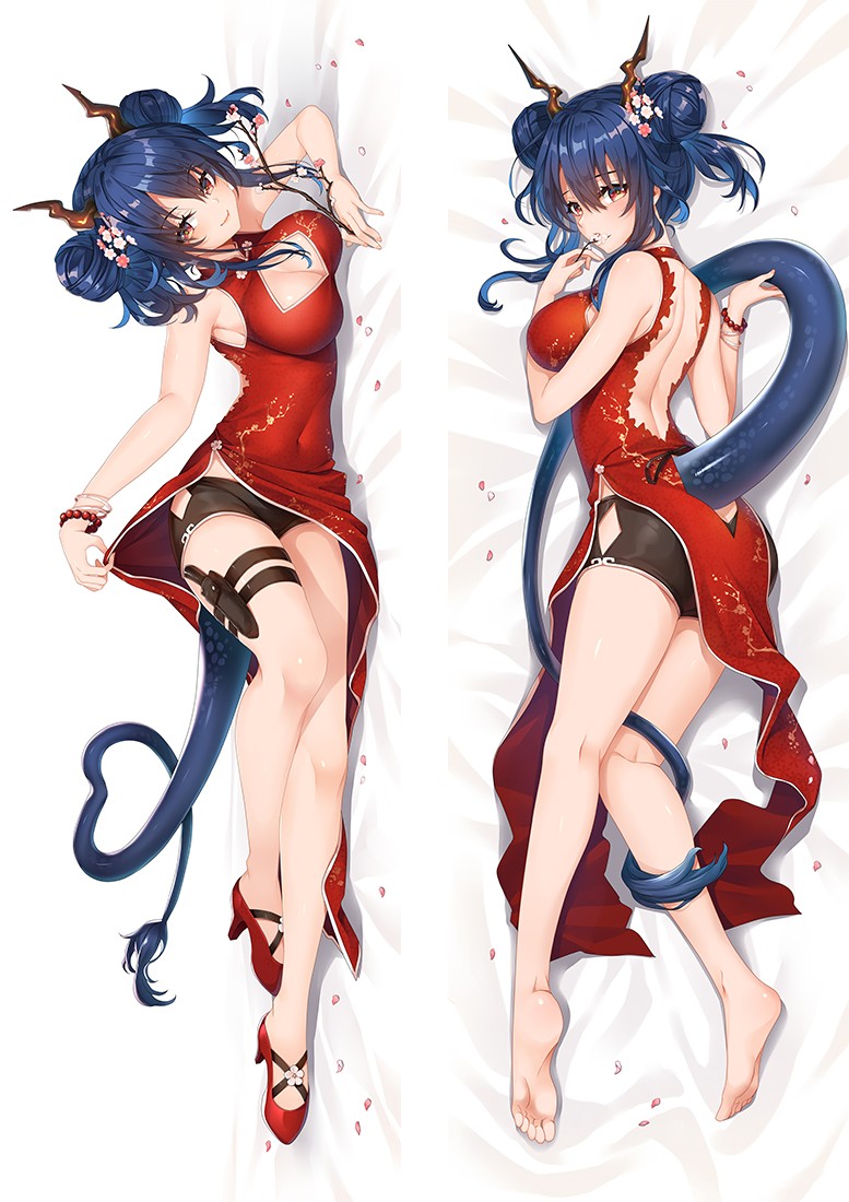 Arknights Ch'en Anime Dakimakura Pillow Cover