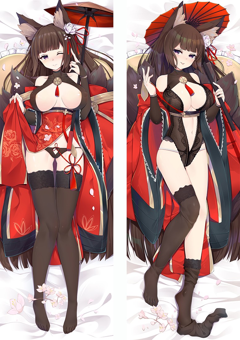 Azur Lane Amagi Anime Dakimakura Pillow Cover