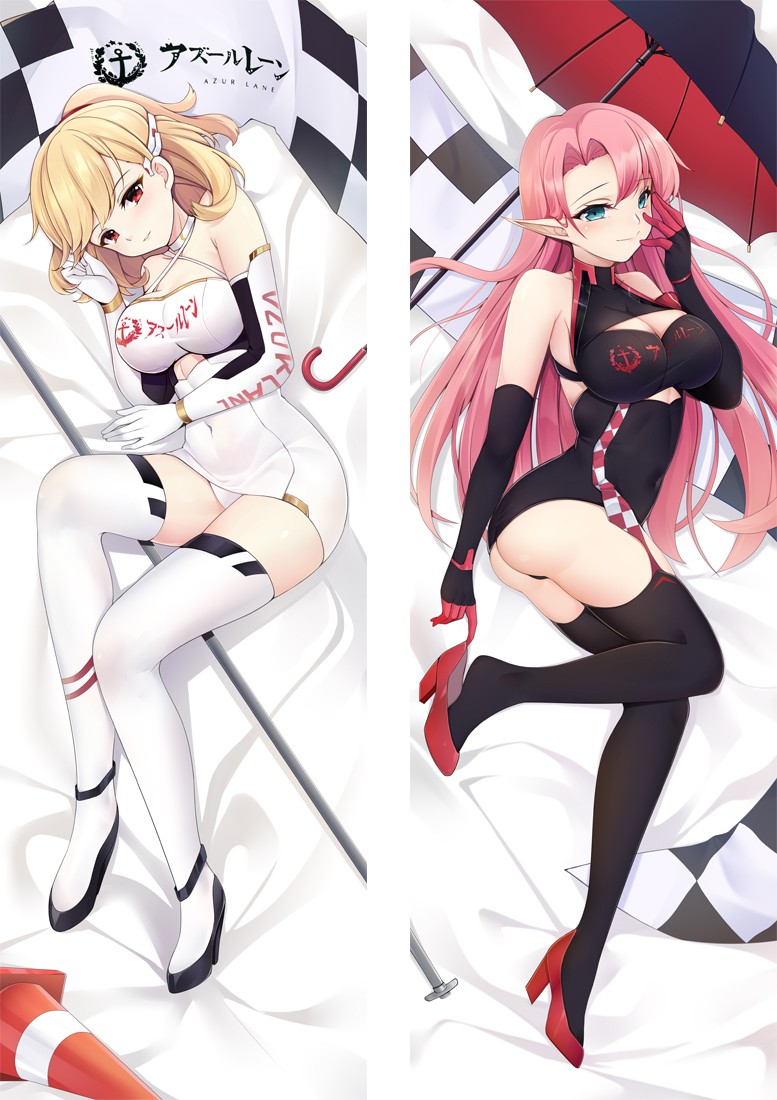 Azur Lane HMS Prince of Wales&Duke of York Anime Dakimakura Pillow Cover