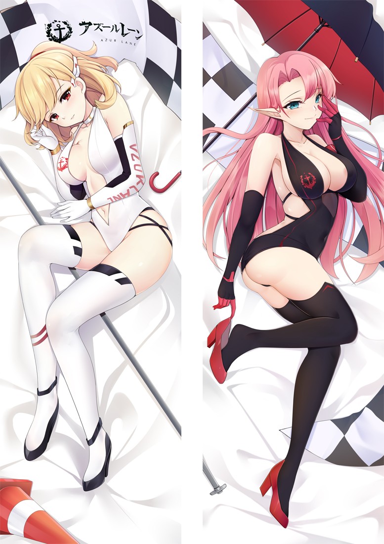 Azur Lane HMS Prince of Wales&Duke of York Anime Dakimakura Pillow Cover