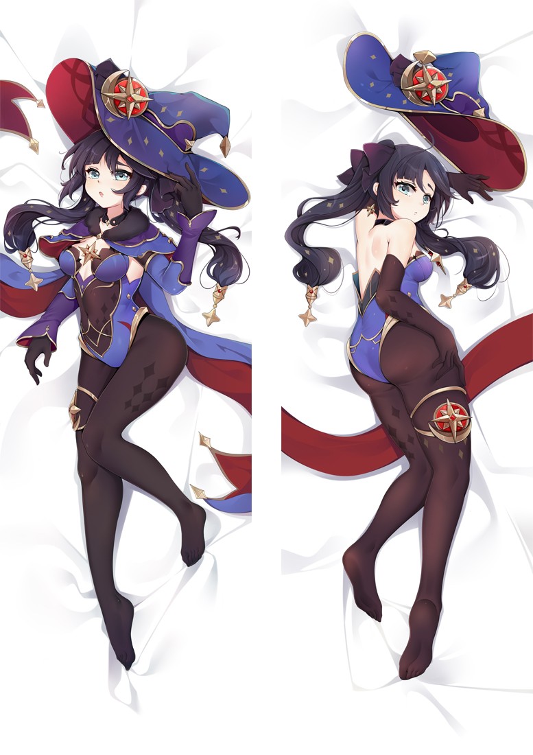 Genshin Impact Mona Anime Dakimakura Body Pillow Cover