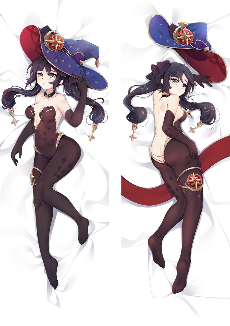 Genshin Impact Mona Anime Dakimakura Body Pillow Cover