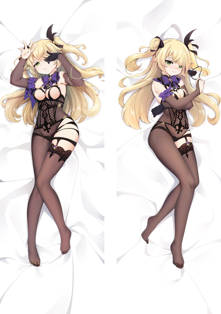 Genshin Impact Fischl Anime Dakimakura Body Pillow Cover