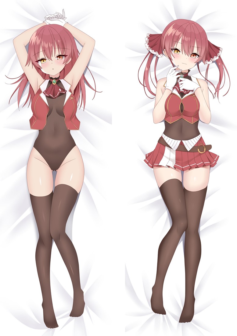 Virtual Youtuber Houshou Marine Anime Dakimakura Body Pillow Cover