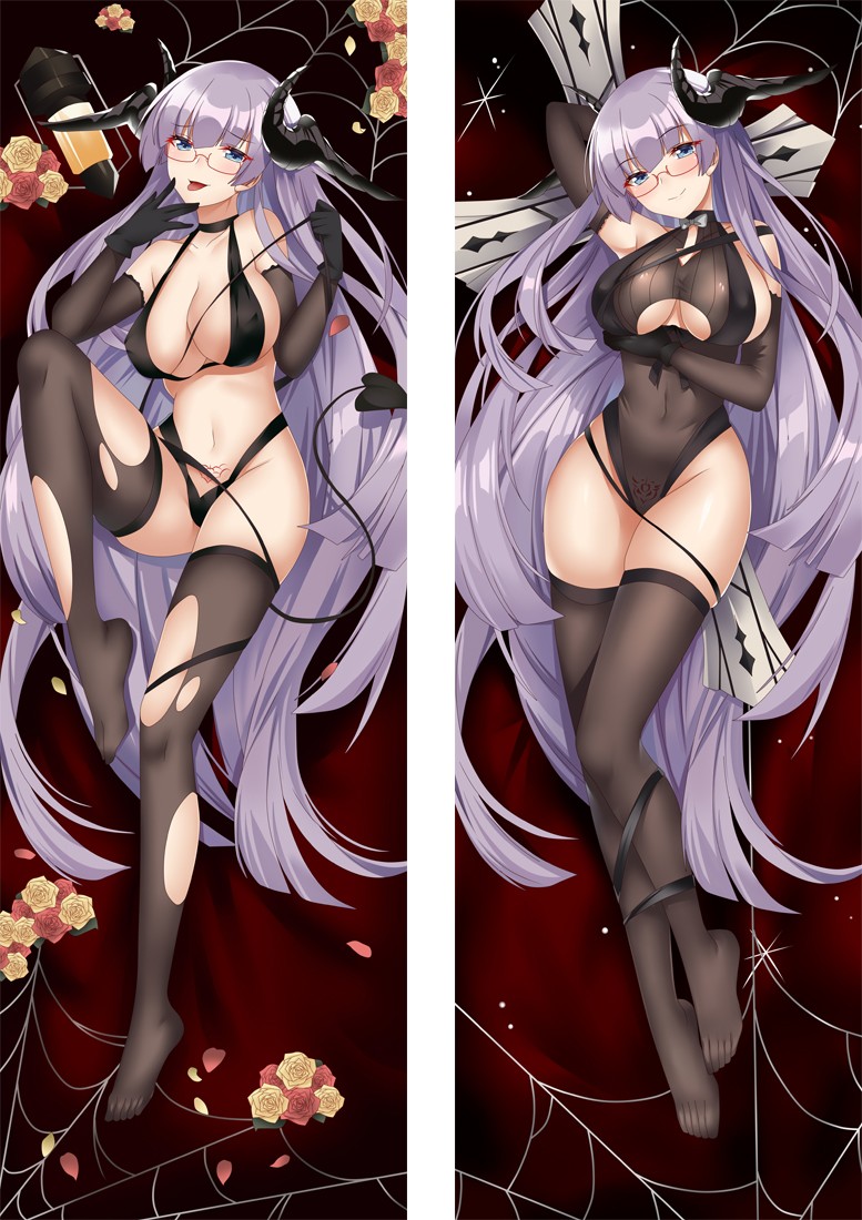 Azur Lane Gneisenau Anime Dakimakura Body Pillow Cover H4013-A